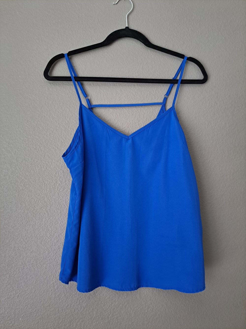 Blue V-Neck Camisole